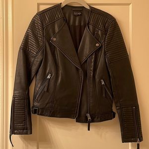 Womens top shop leather jacket